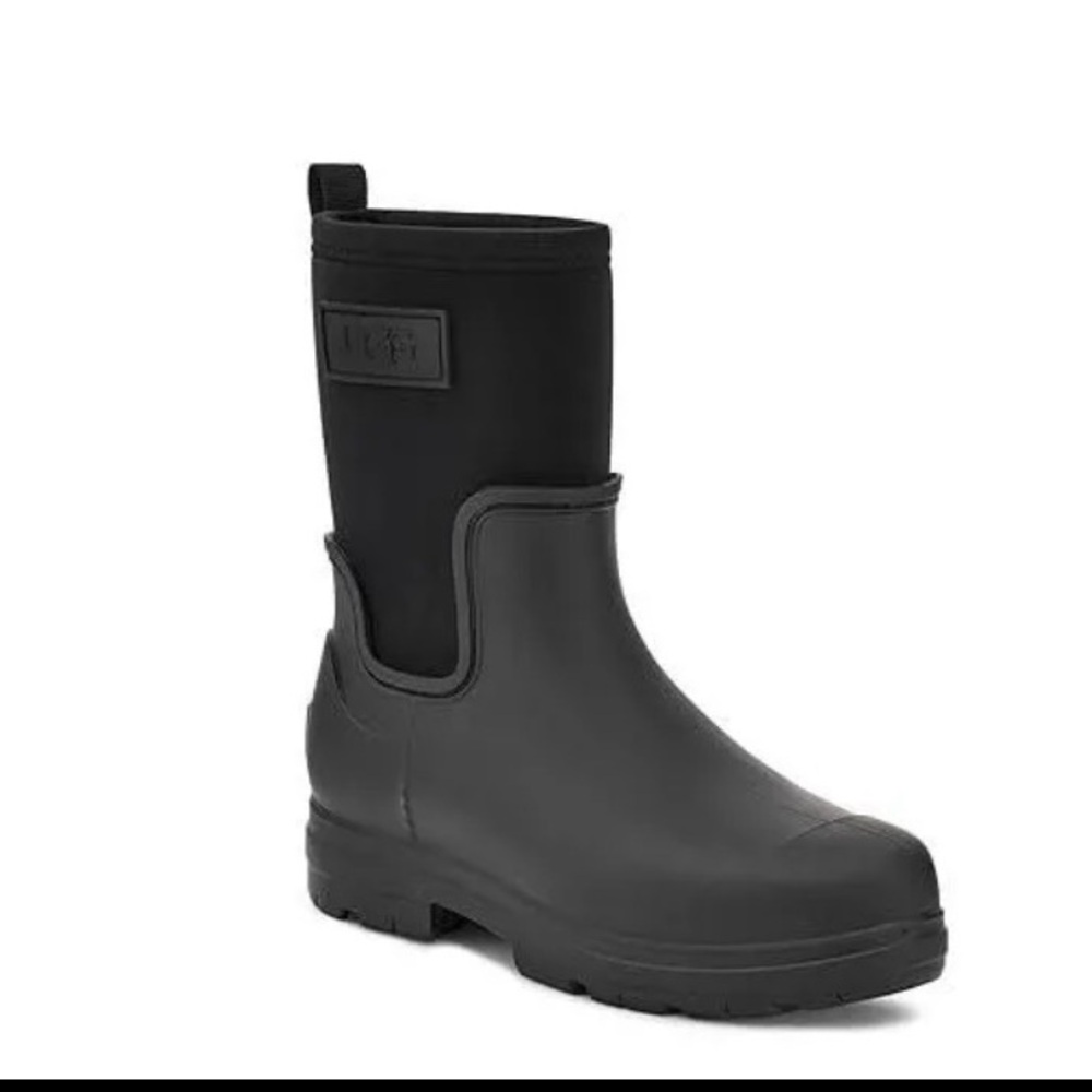 UGG Droplet Mid Black Rain Boots - Picture 4 of 4